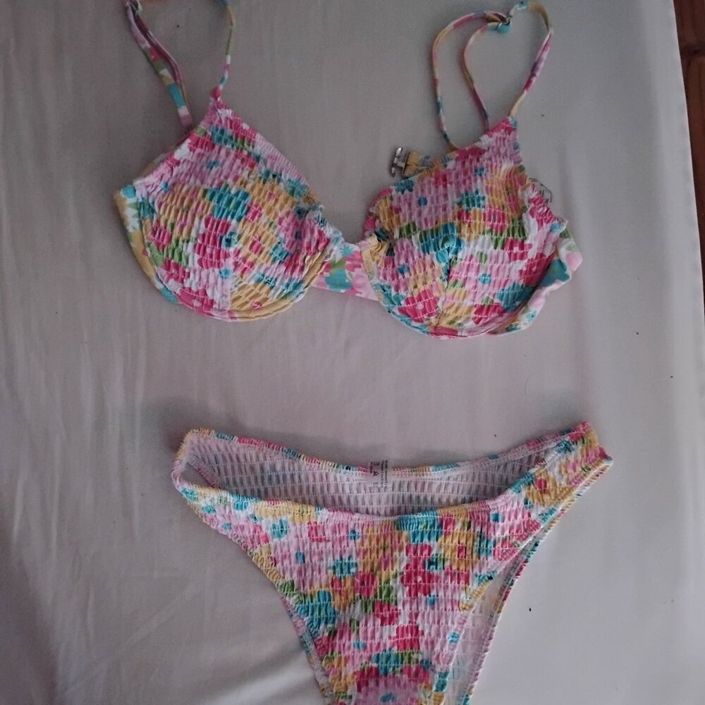 floral bikini set